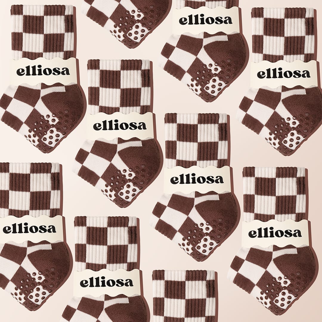 Elliosa Grip Checkered - Cocoa