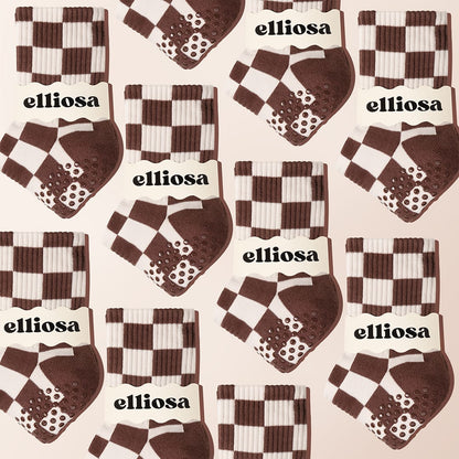 Elliosa Grip Checkered - Cocoa
