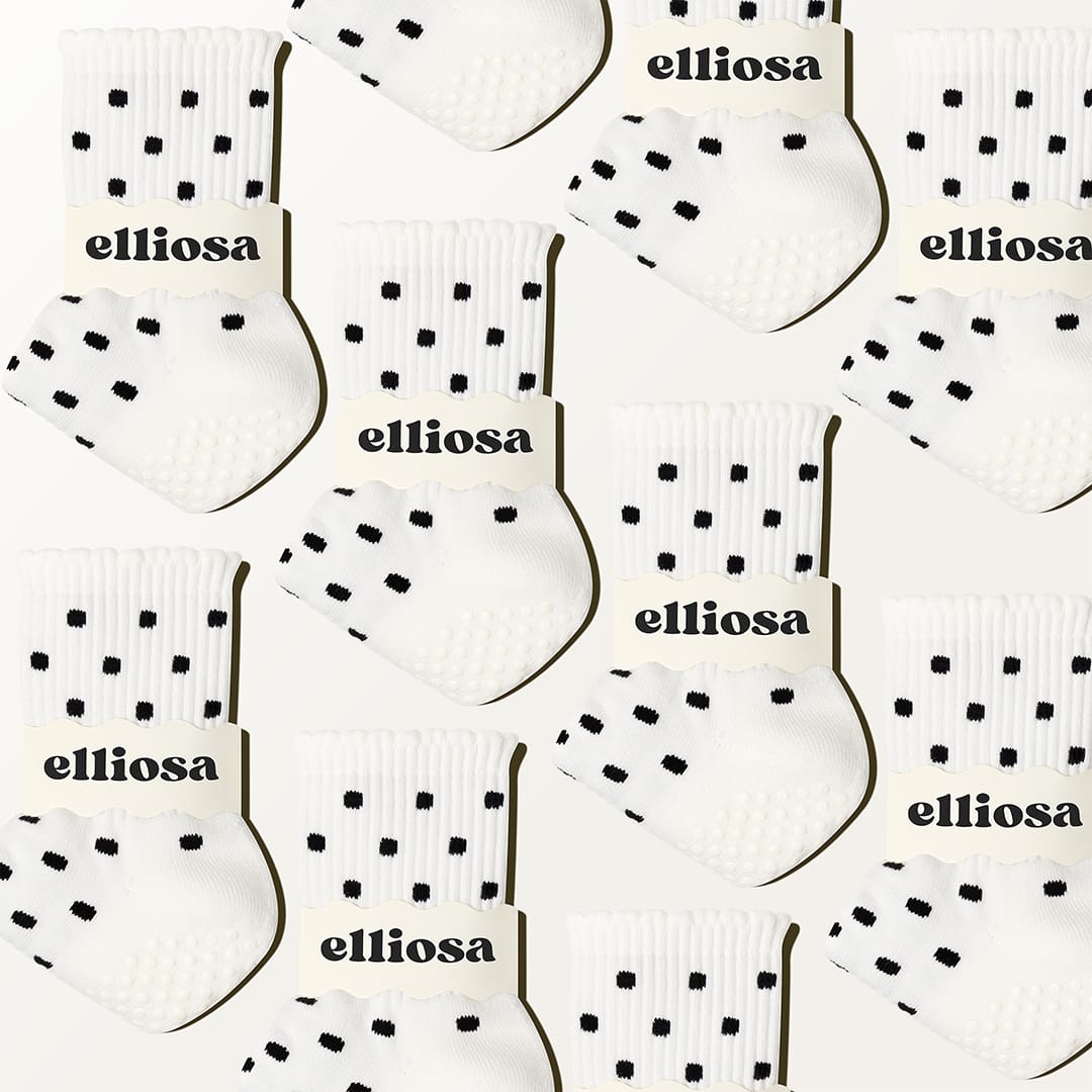 Elliosa Dual-direction™ Vanilla Polka Dots