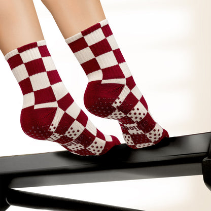 Grip Checkered - Cranberry