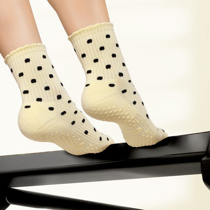 Elliosa Butter Yellow Polka Dots