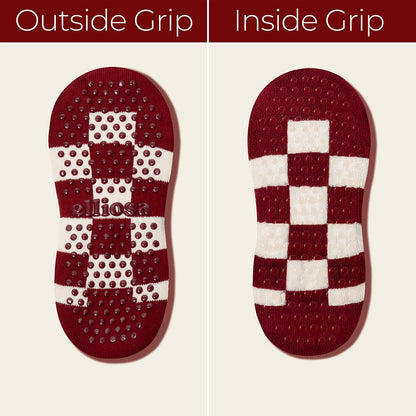 Grip Checkered - Cranberry