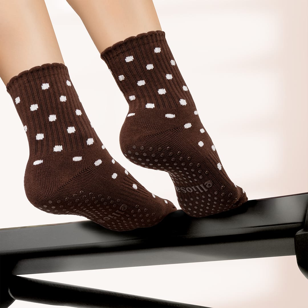 Elliosa Espresso Polka Dots