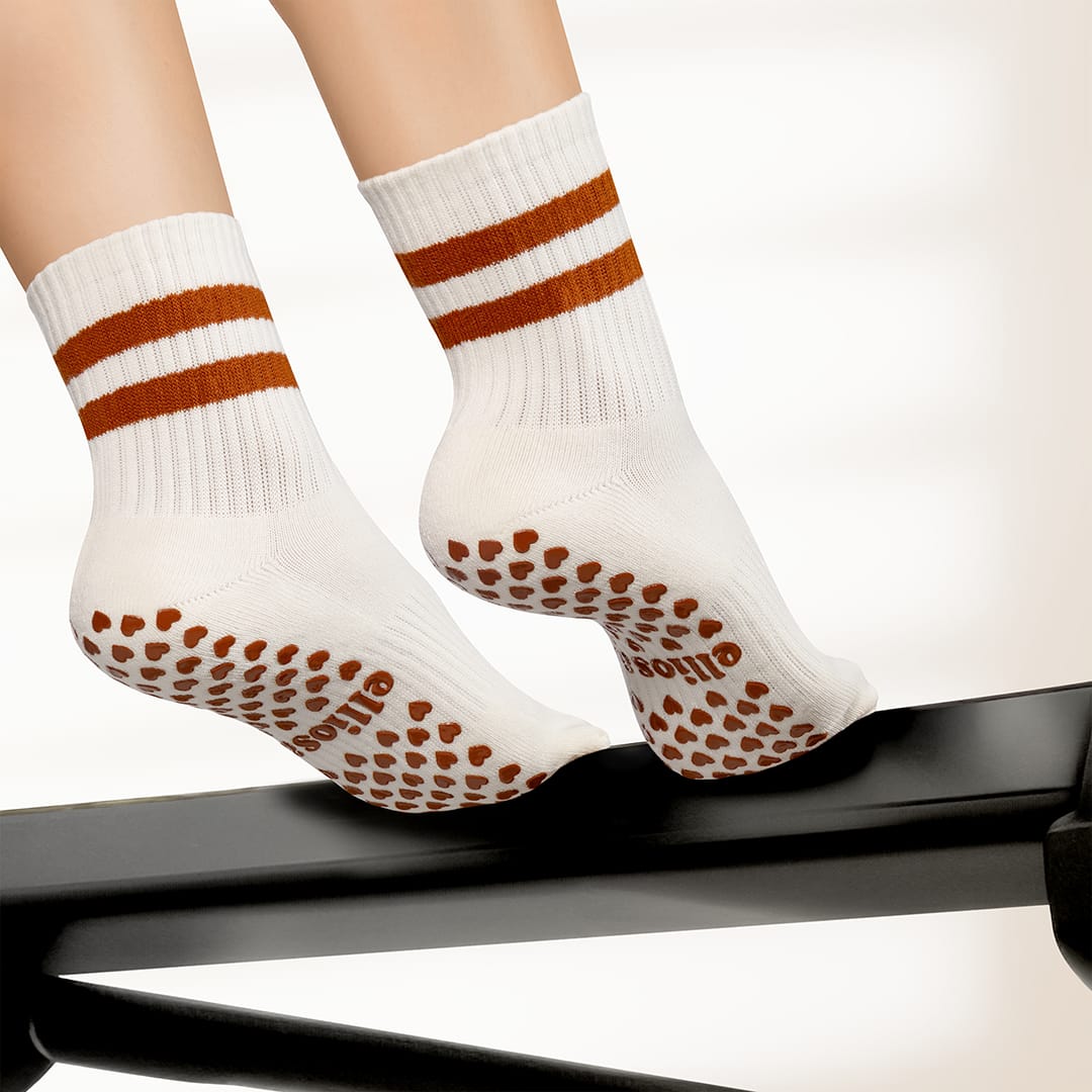 Elliosa Grip Stripes - Burnt Orange