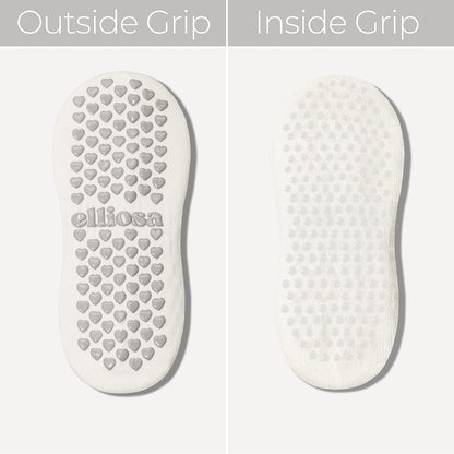 Elliosa Grip Stripes - Grey Cloud