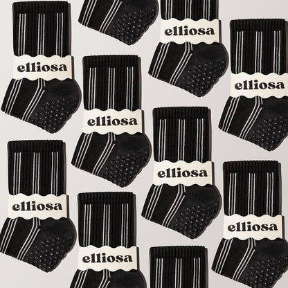Elliosa Pinstripes - Black