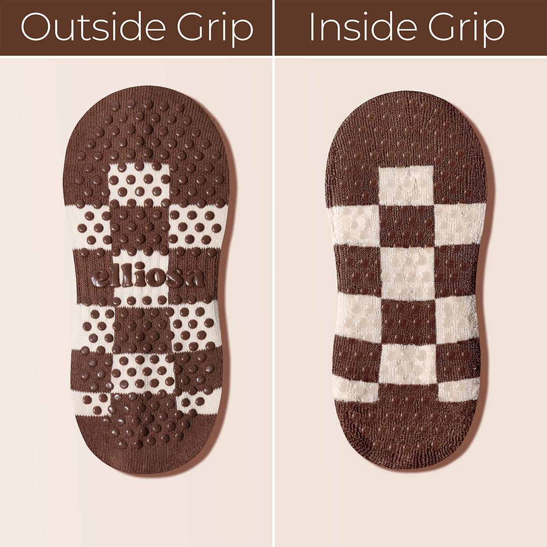 Elliosa Grip Checkered - Cocoa