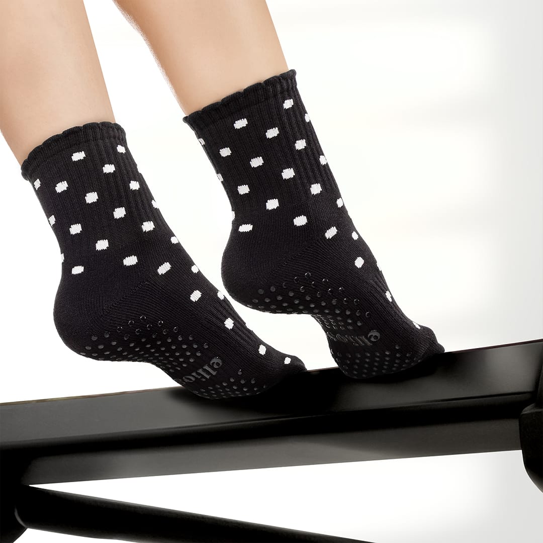Elliosa Dual-direction™ Noir Polka Dots