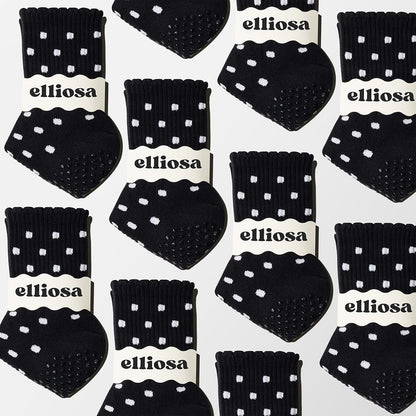 Elliosa Dual-direction™ Noir Polka Dots