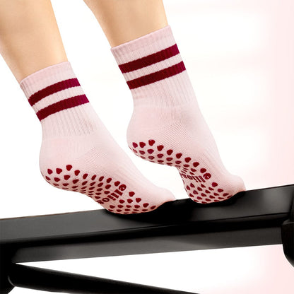 Elliosa Dual-Direction Grip Stripes - Soft Pink