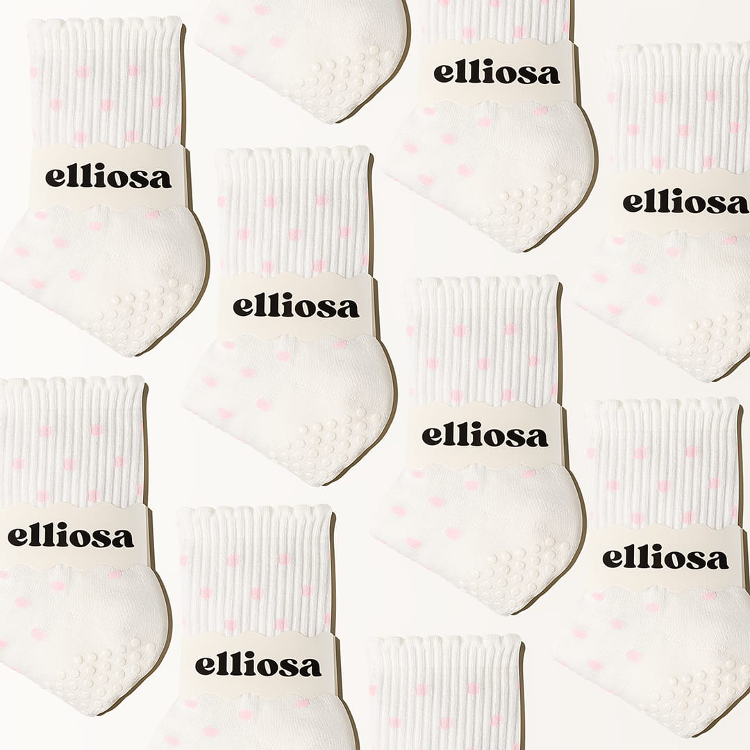 Elliosa Soft Pink Polka Dots