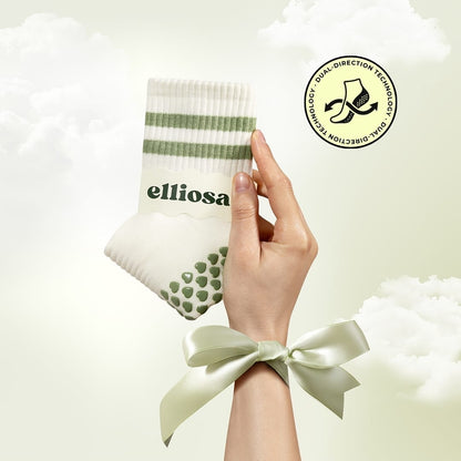 Elliosa Grip Stripes - Matcha Cream