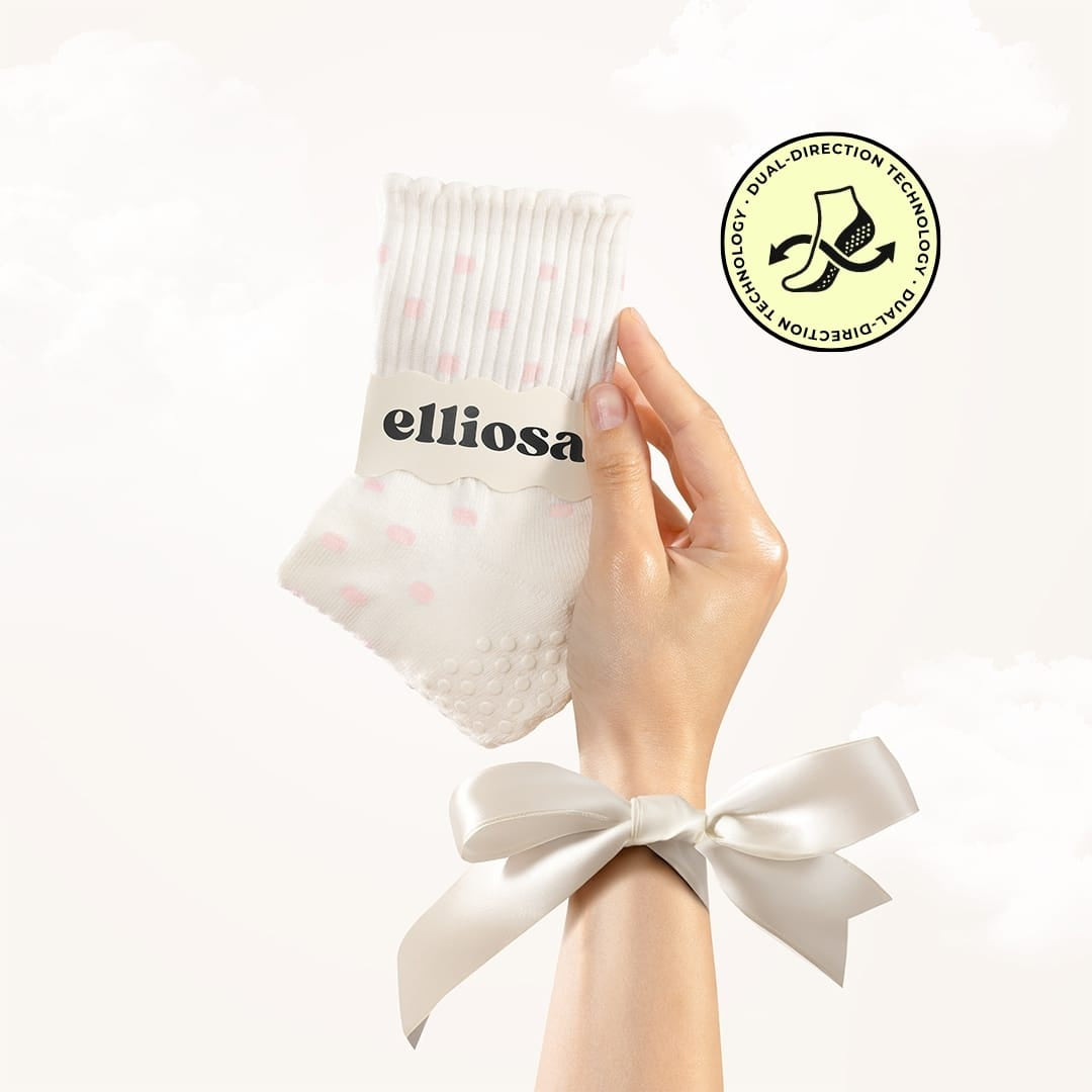Elliosa Soft Pink Polka Dots