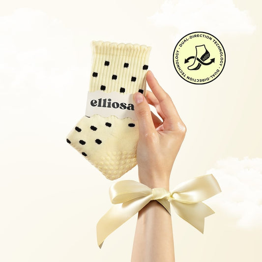 Elliosa Butter Yellow Polka Dots
