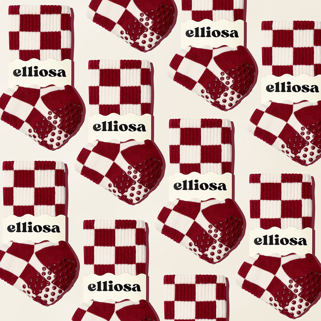 Grip Checkered - Cranberry