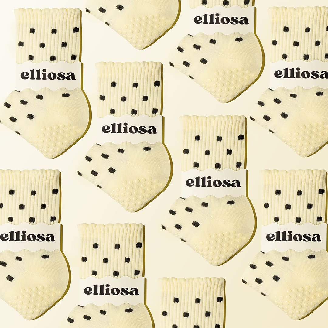 Elliosa Butter Yellow Polka Dots